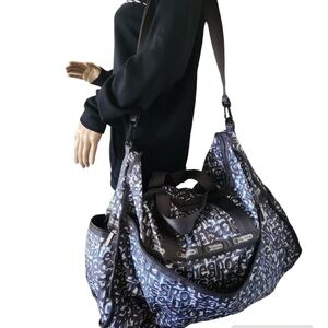 New LeSportSac Extra Large Nylon Weekender
Travel Duffel Bag